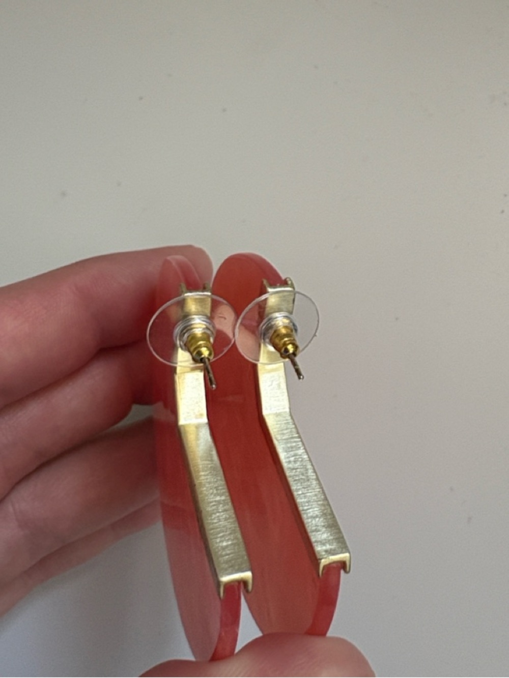 Lot of 2x [Kendra Scott] NWOT Elisa Bright Coral Necklace & EUC Kai Earrings - Picture 11 of 15